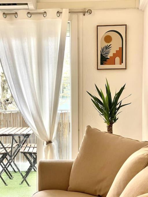 Chez Joan, Apt De Standing, 4 Prs, A 300M Des Plages Antibes Dış mekan fotoğraf